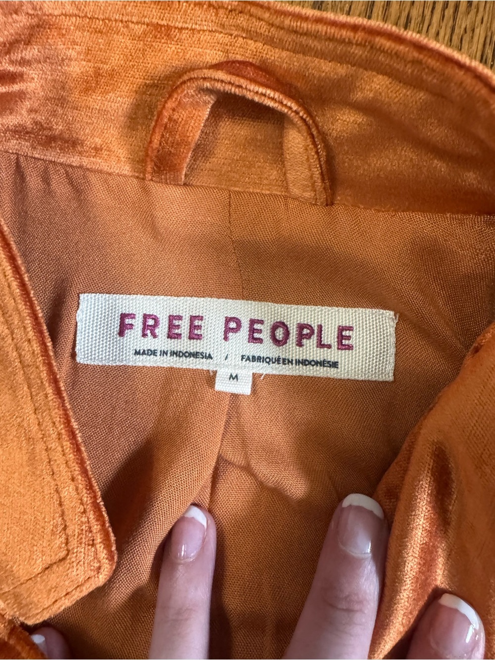 Free People Ruler Military Jacket M Copper Metallic Band Jacket Victorian - Picture 5 of 13